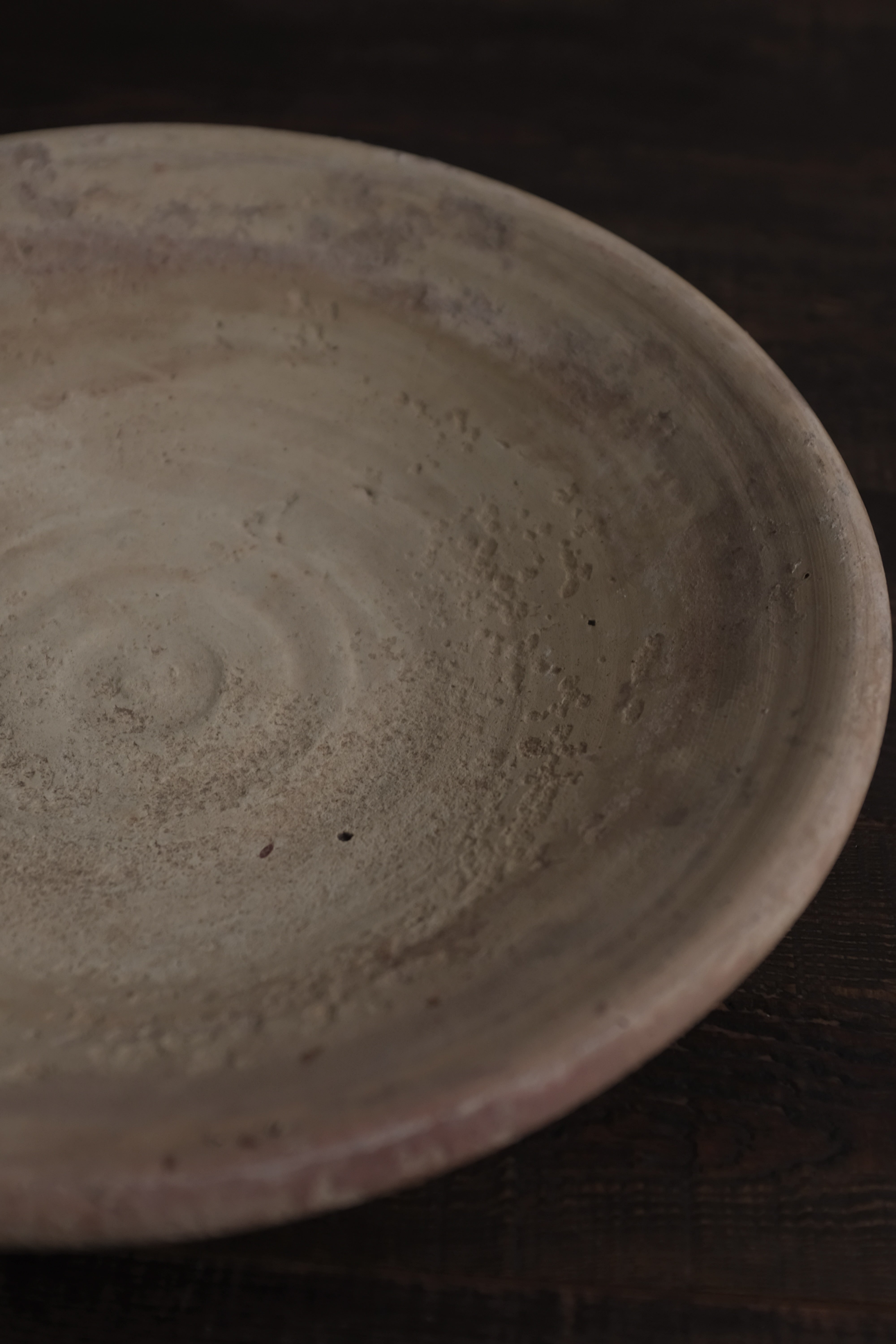  19世紀 イタリア プーリア 無釉素焼き皿 AT-23622, Puglia 23622,- ambiant