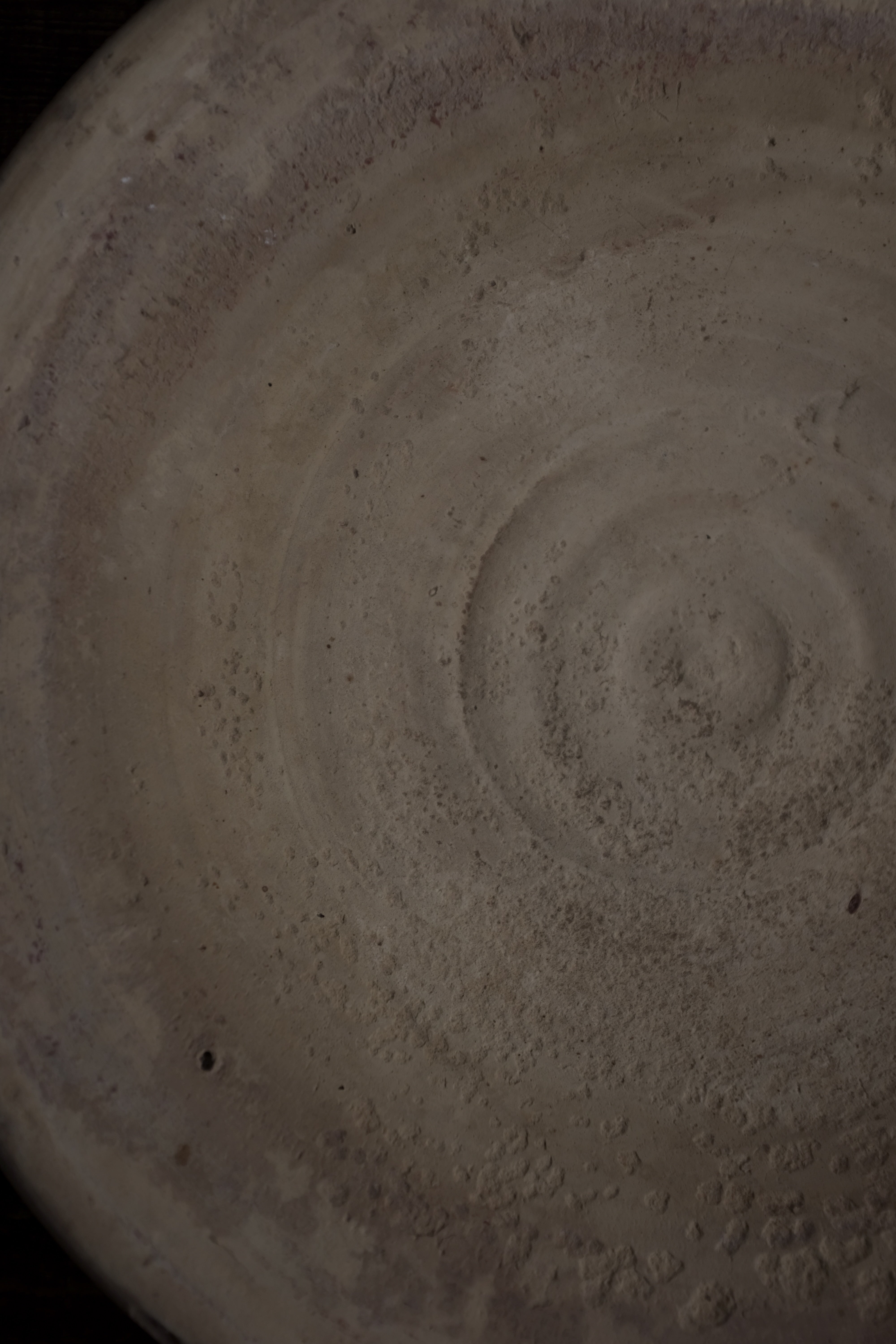  19世紀 イタリア プーリア 無釉素焼き皿 AT-23622, Puglia 23622,- ambiant