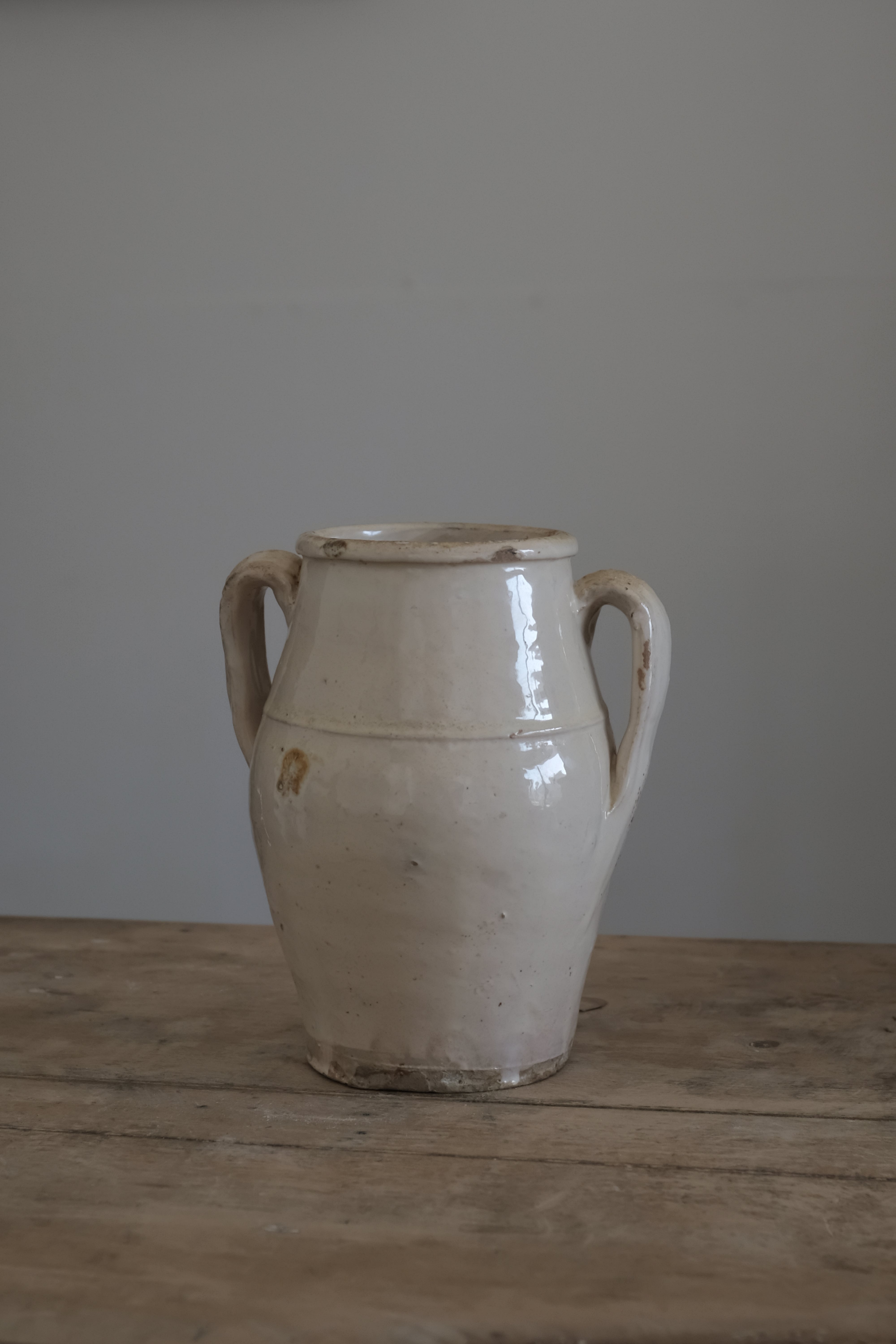  19世紀 イタリア プーリア グロッターリエ 食糧保存壺 AN-24049, ,- ambiant