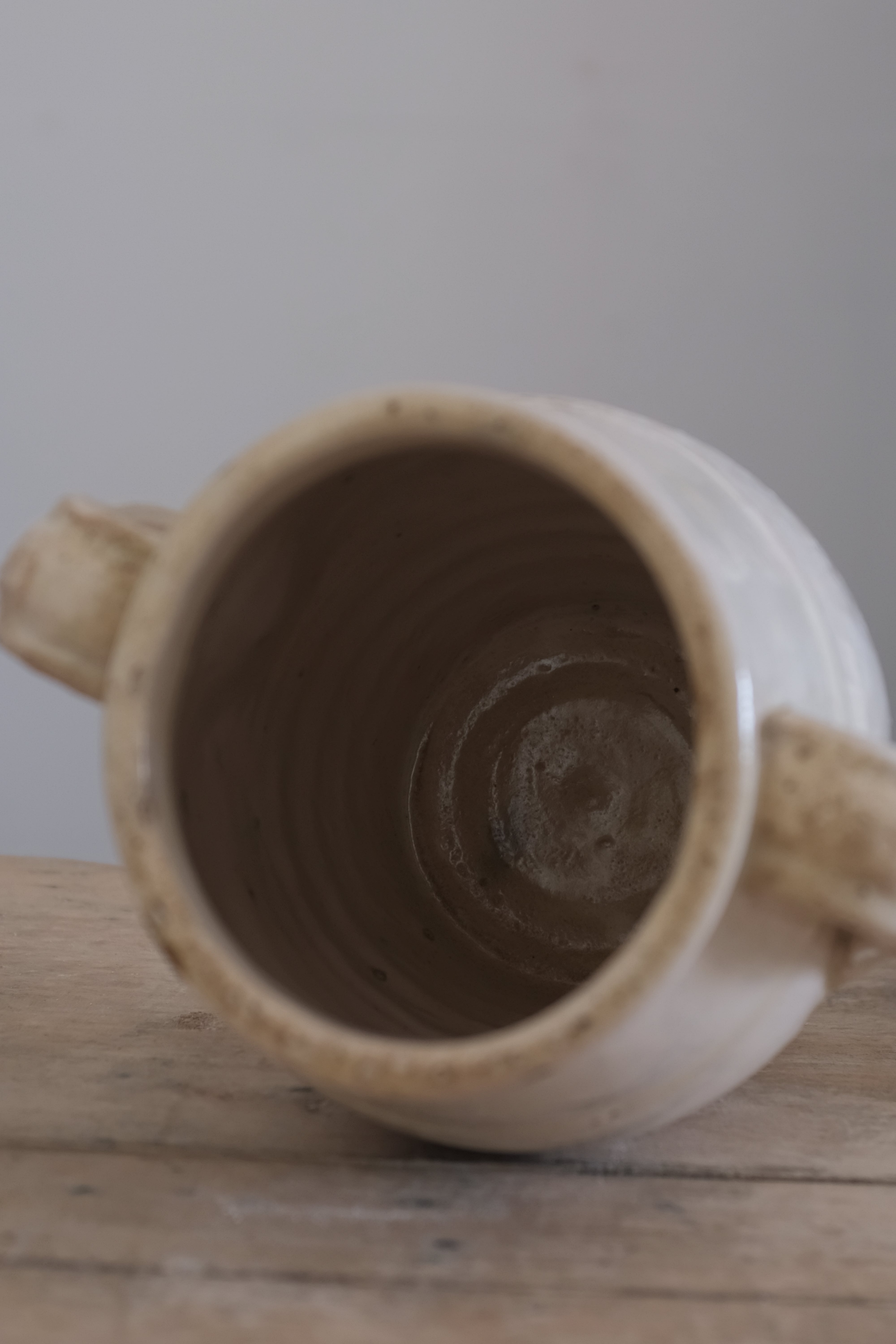  19世紀 イタリア プーリア グロッターリエ 食糧保存壺 AN-24049, ,- ambiant