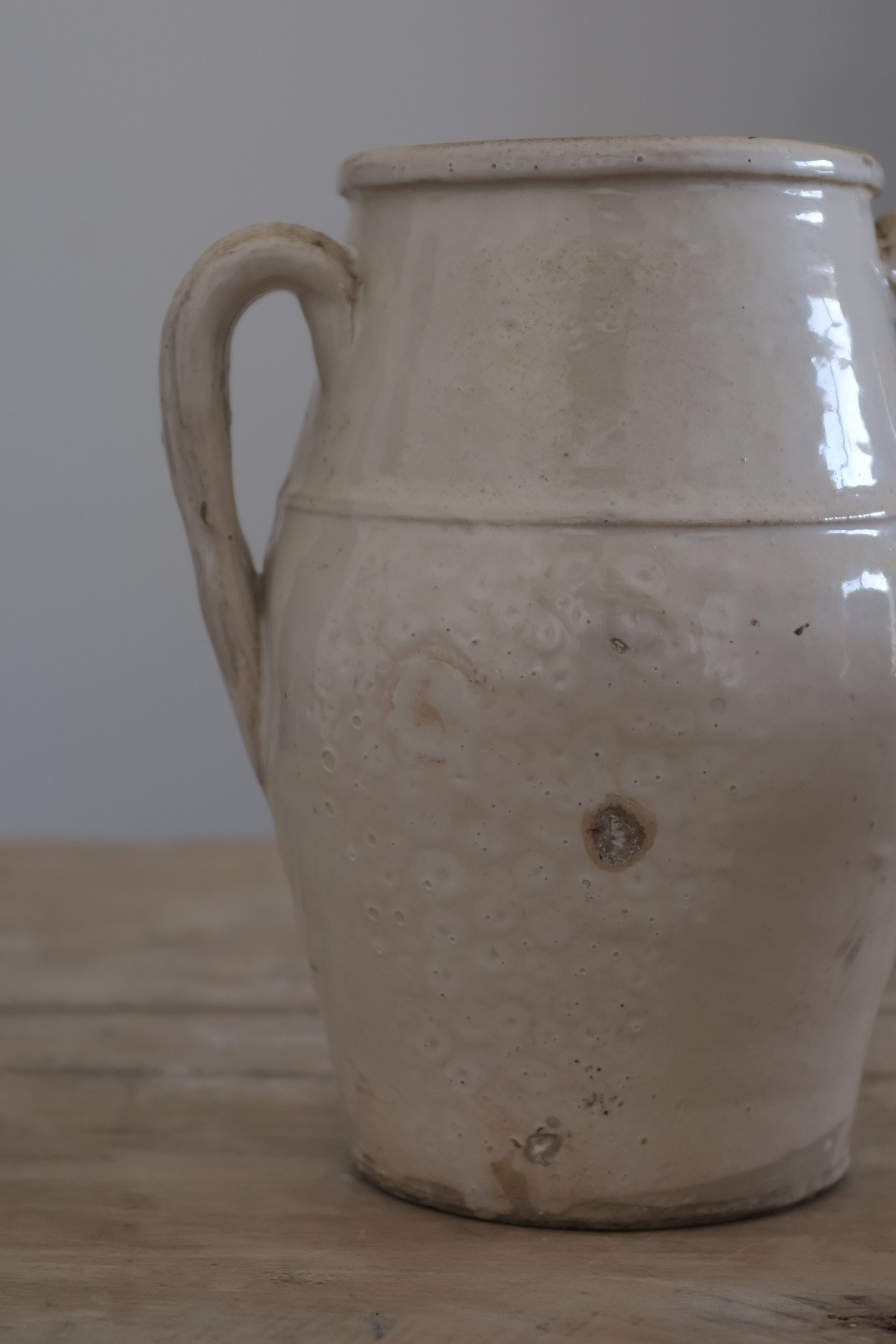  19世紀 イタリア プーリア グロッターリエ 食糧保存壺 AN-24049, ,- ambiant