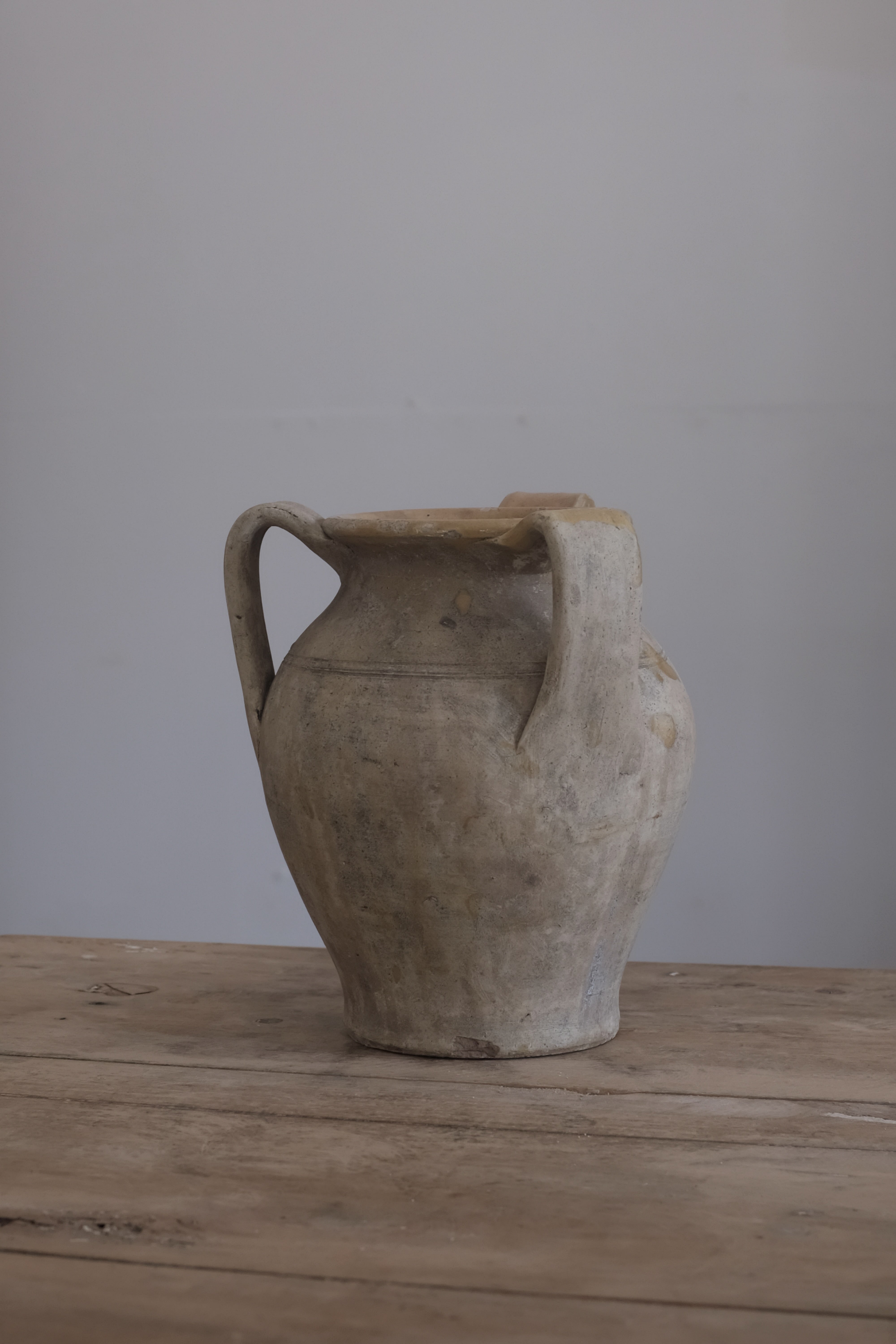 イタリア アンティーク 陶器 壺 19世紀 イタリア AN-24047