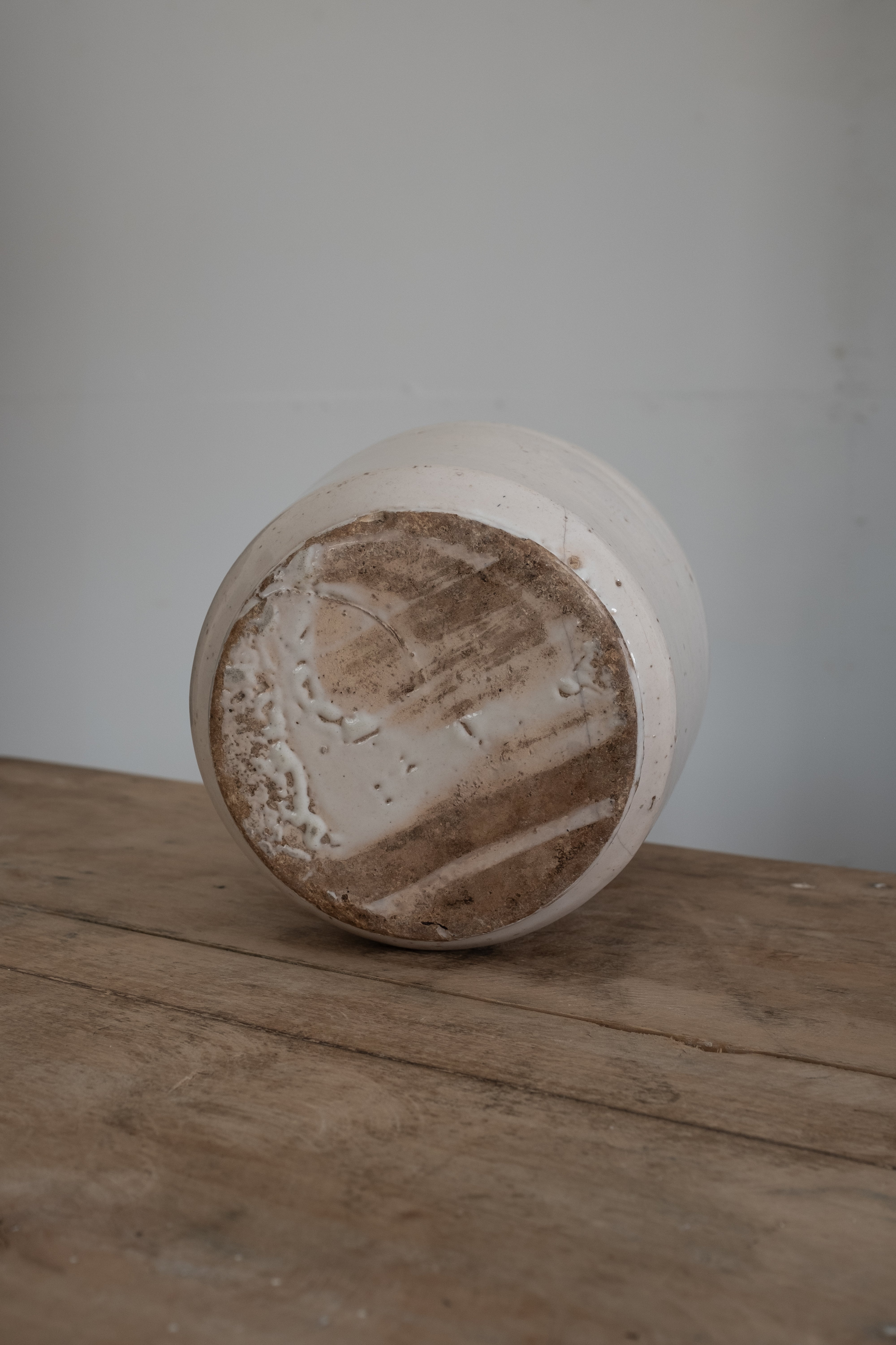 イタリア アンティーク 陶器 壺 19世紀 イタリア AN-24050