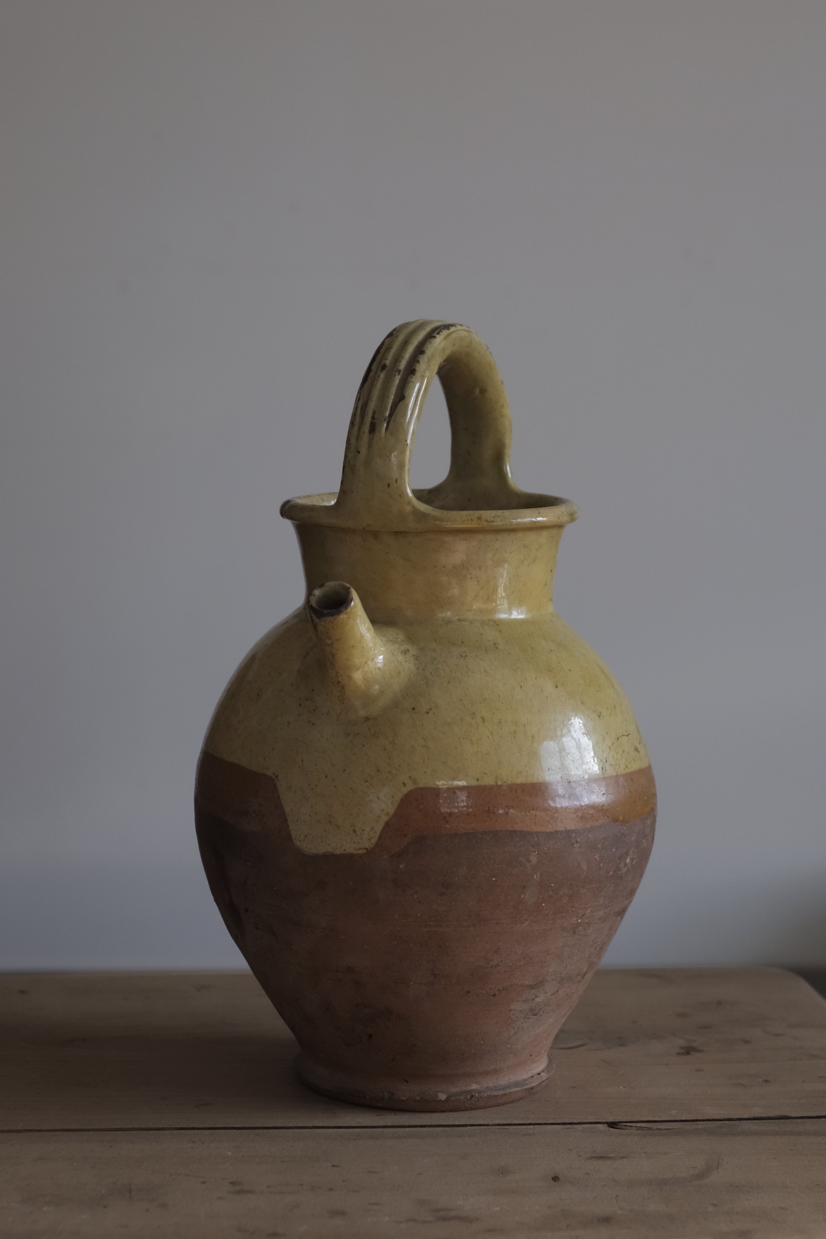  Antique Provence Pitcher "Gargoulette" 1800s / 南仏 ピシェ 19世紀, Gargoulette,- ambiant