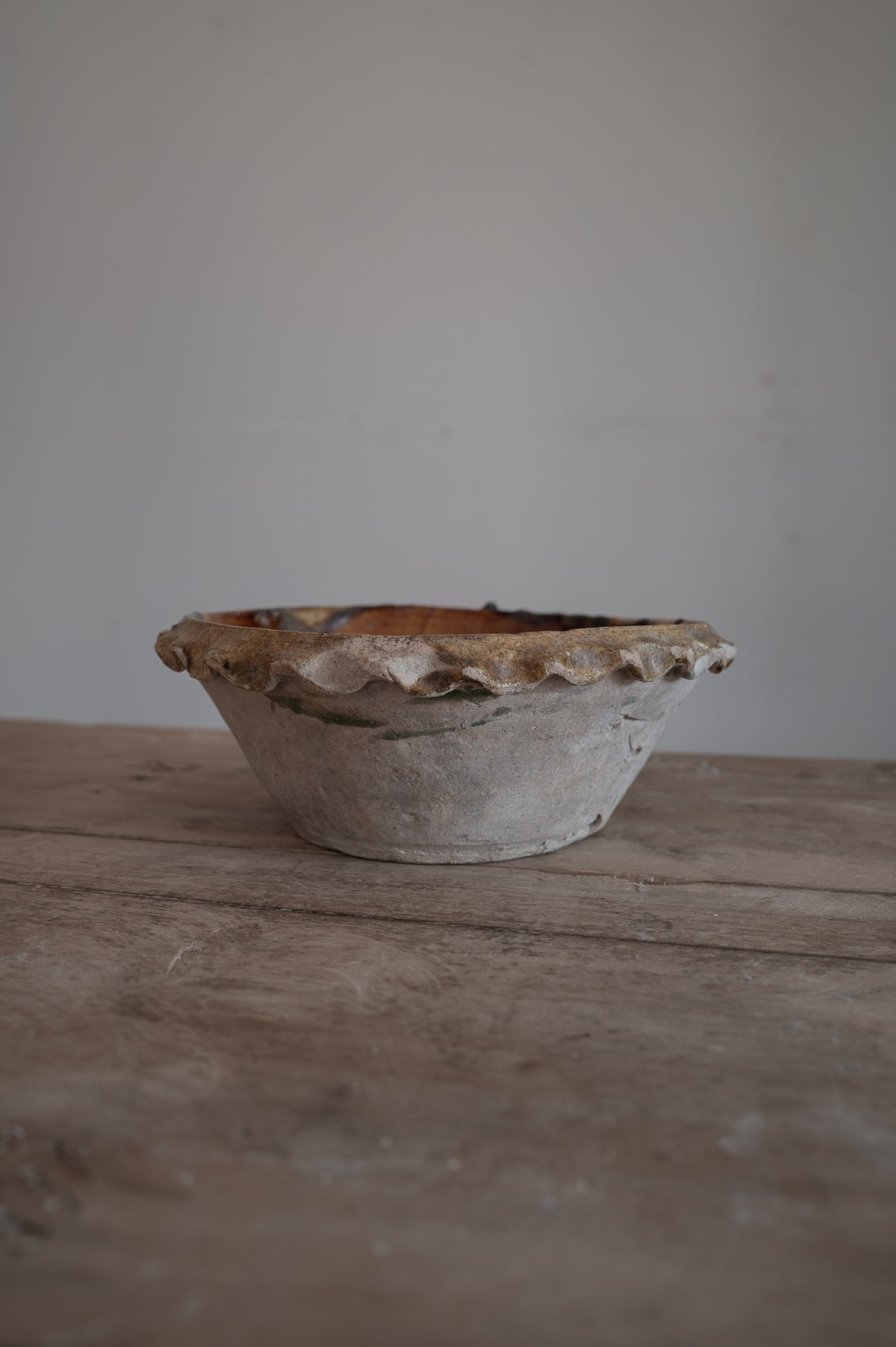 イタリア アンティーク 陶器 19世紀 イタリア AN-24144