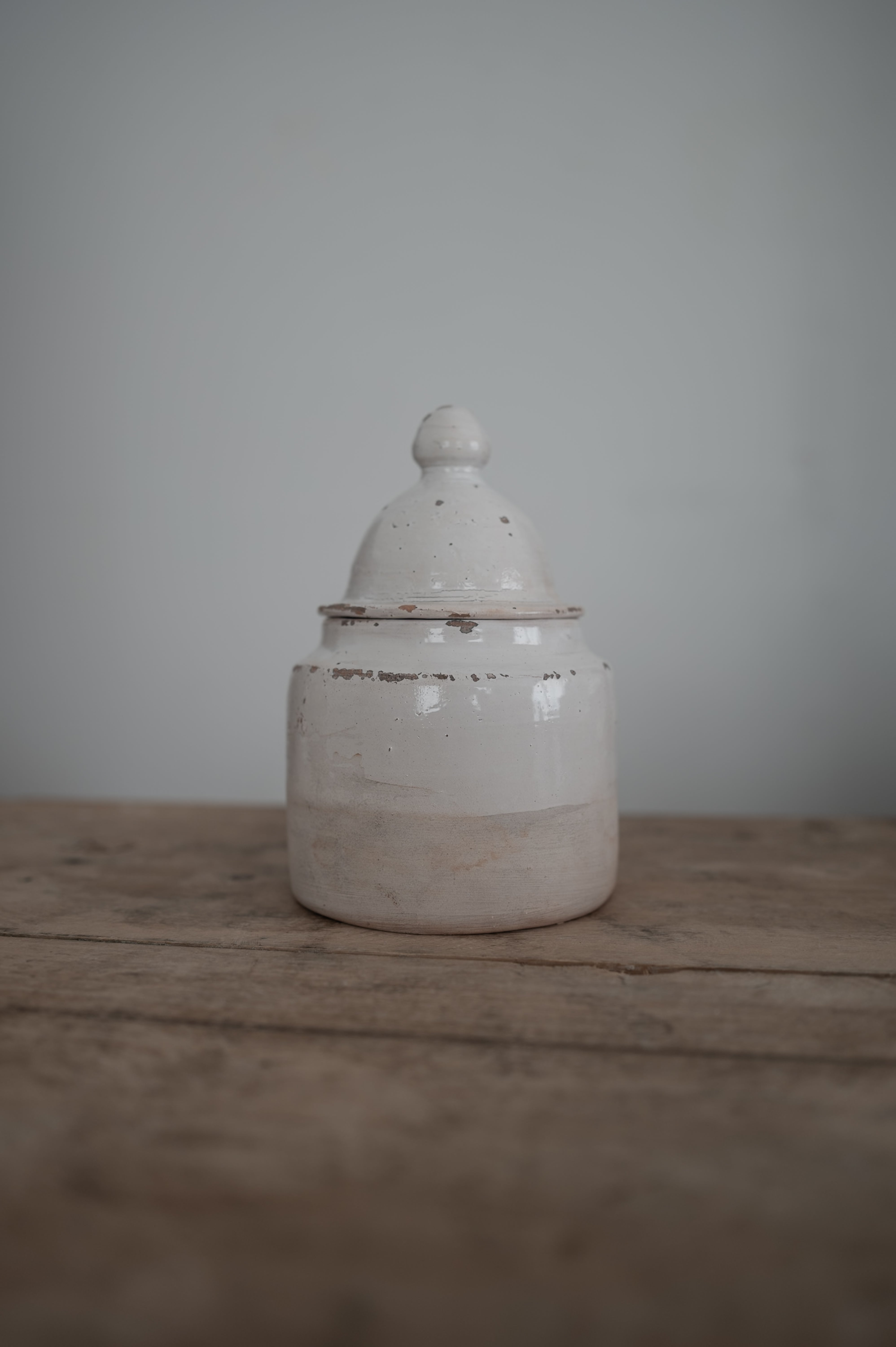 イタリア アンティーク 陶器 壺 1900年代 イタリア AN-24137