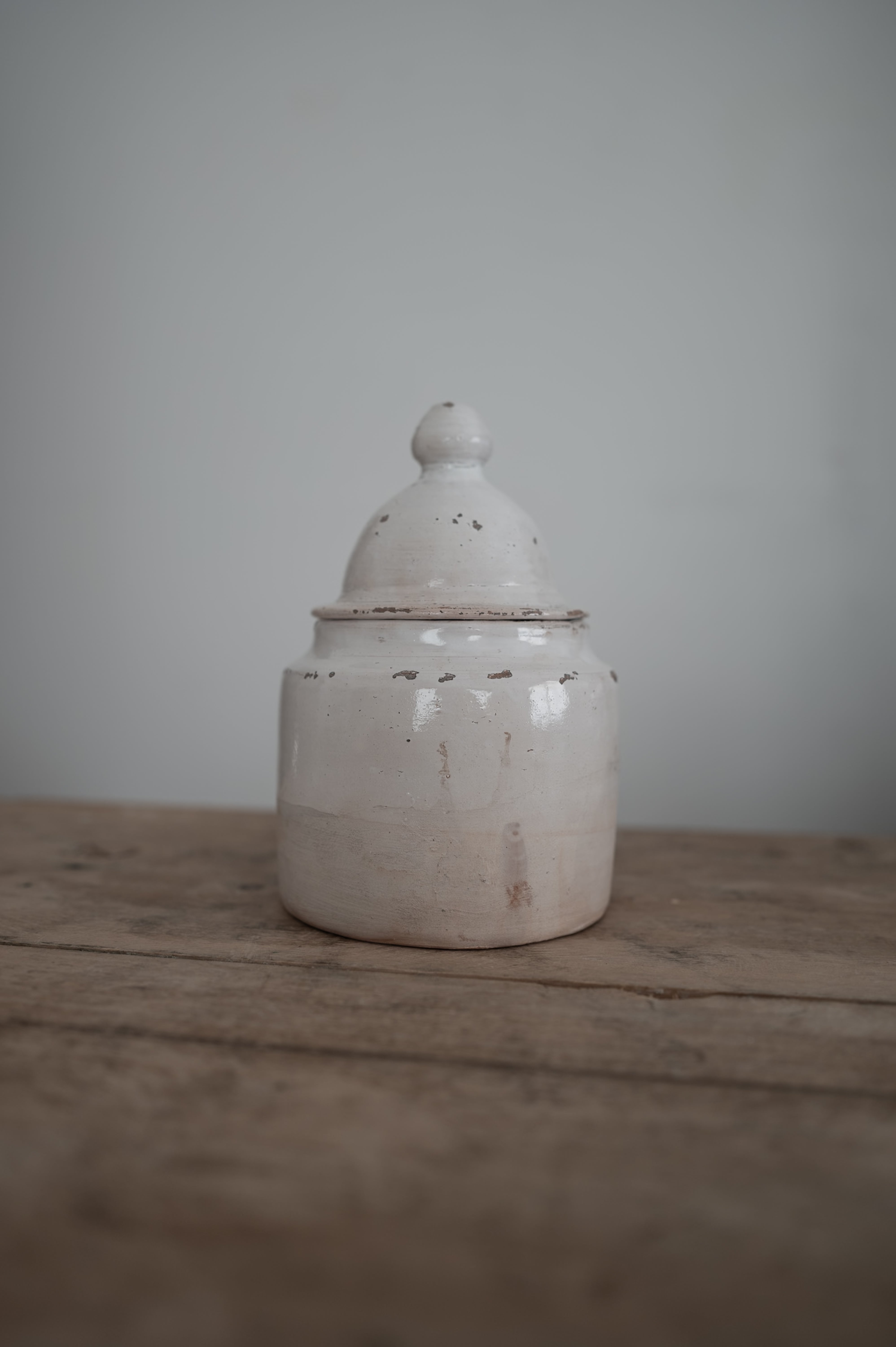 イタリア アンティーク 陶器 壺 1900年代 イタリア AN-24137