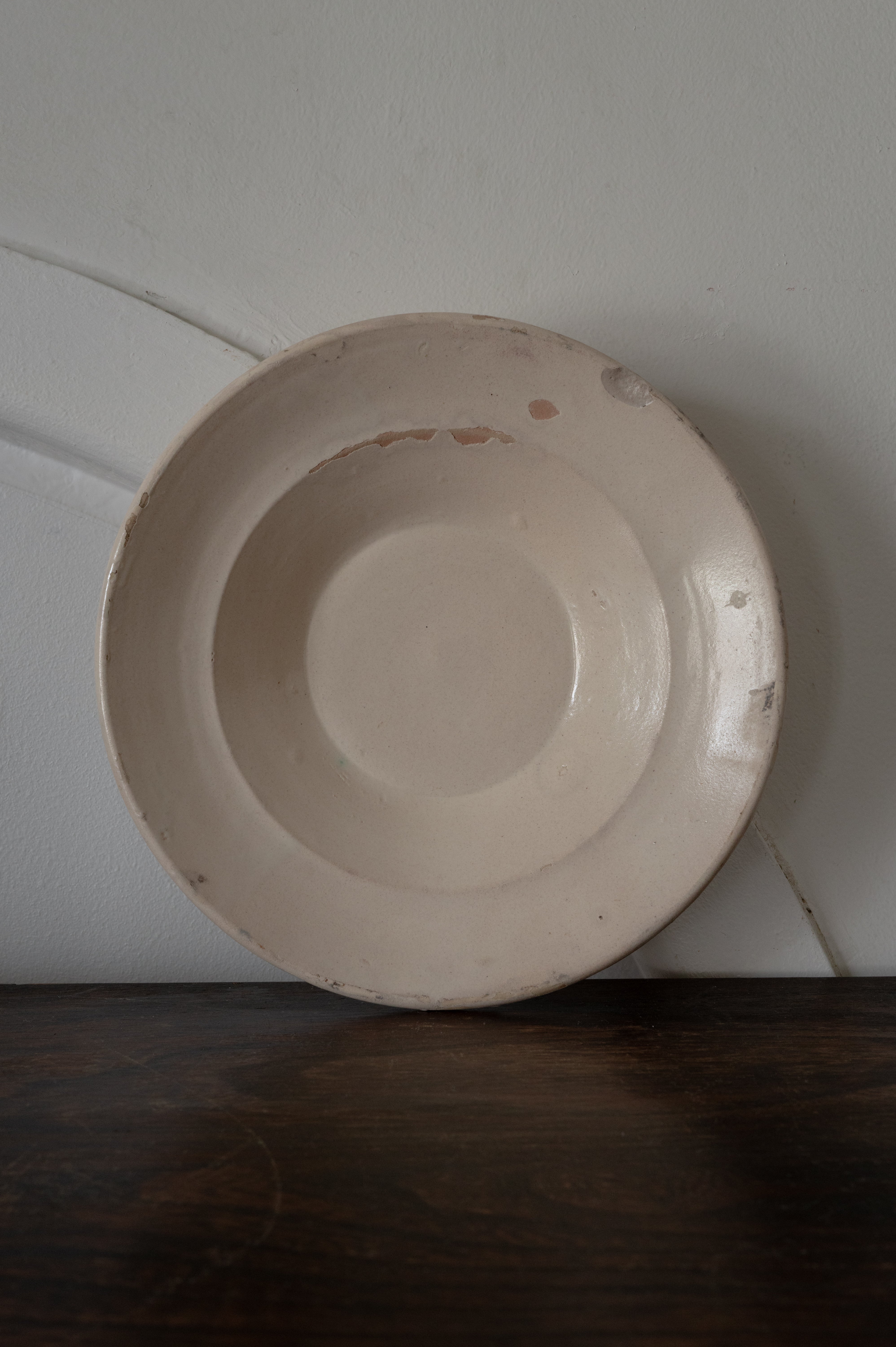 プーリア アンティーク 陶器 皿 18世紀 グロッターリエ AT-24030