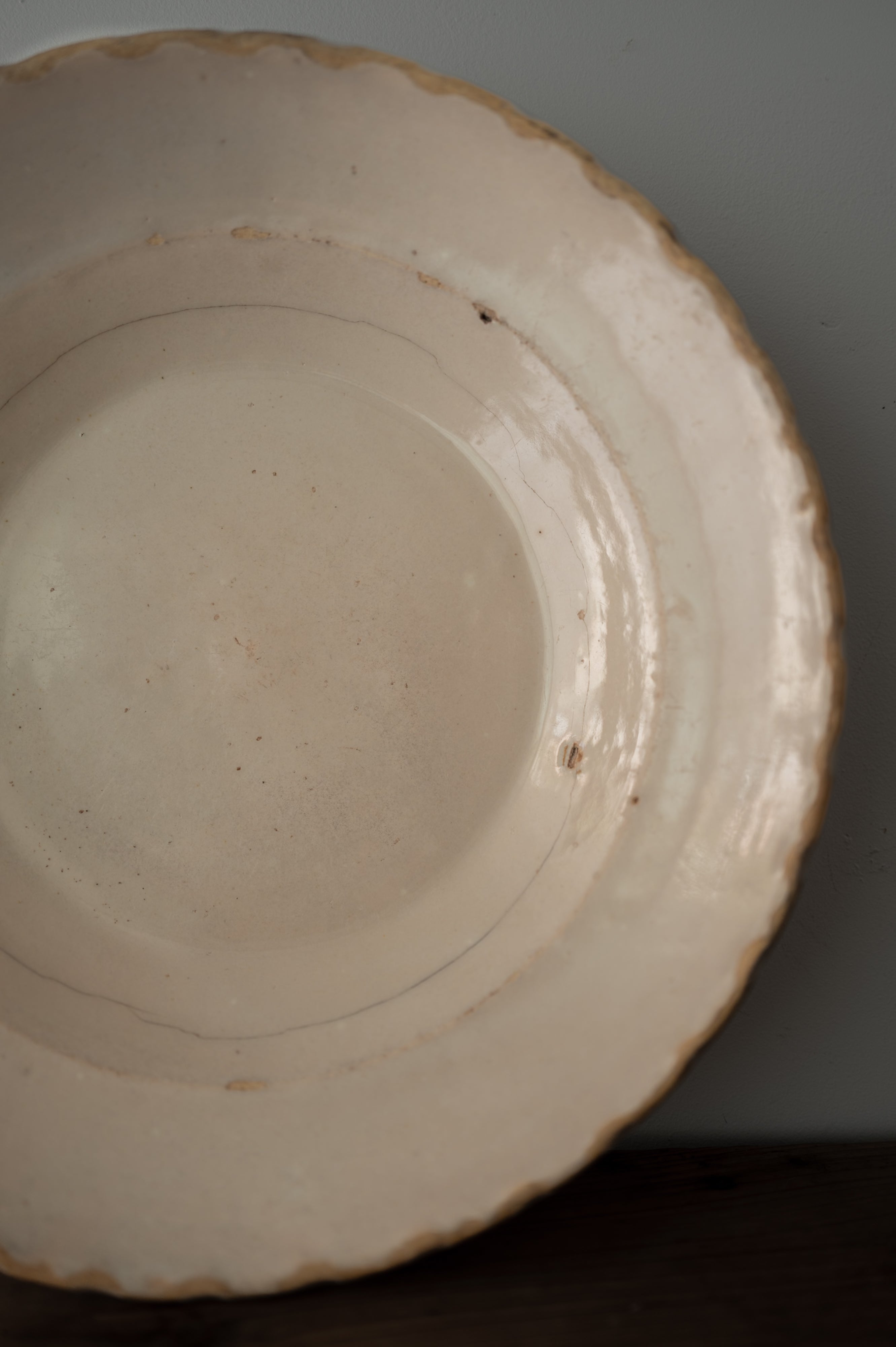 プーリア アンティーク 皿 19世紀 グロッターリエ AN-4176