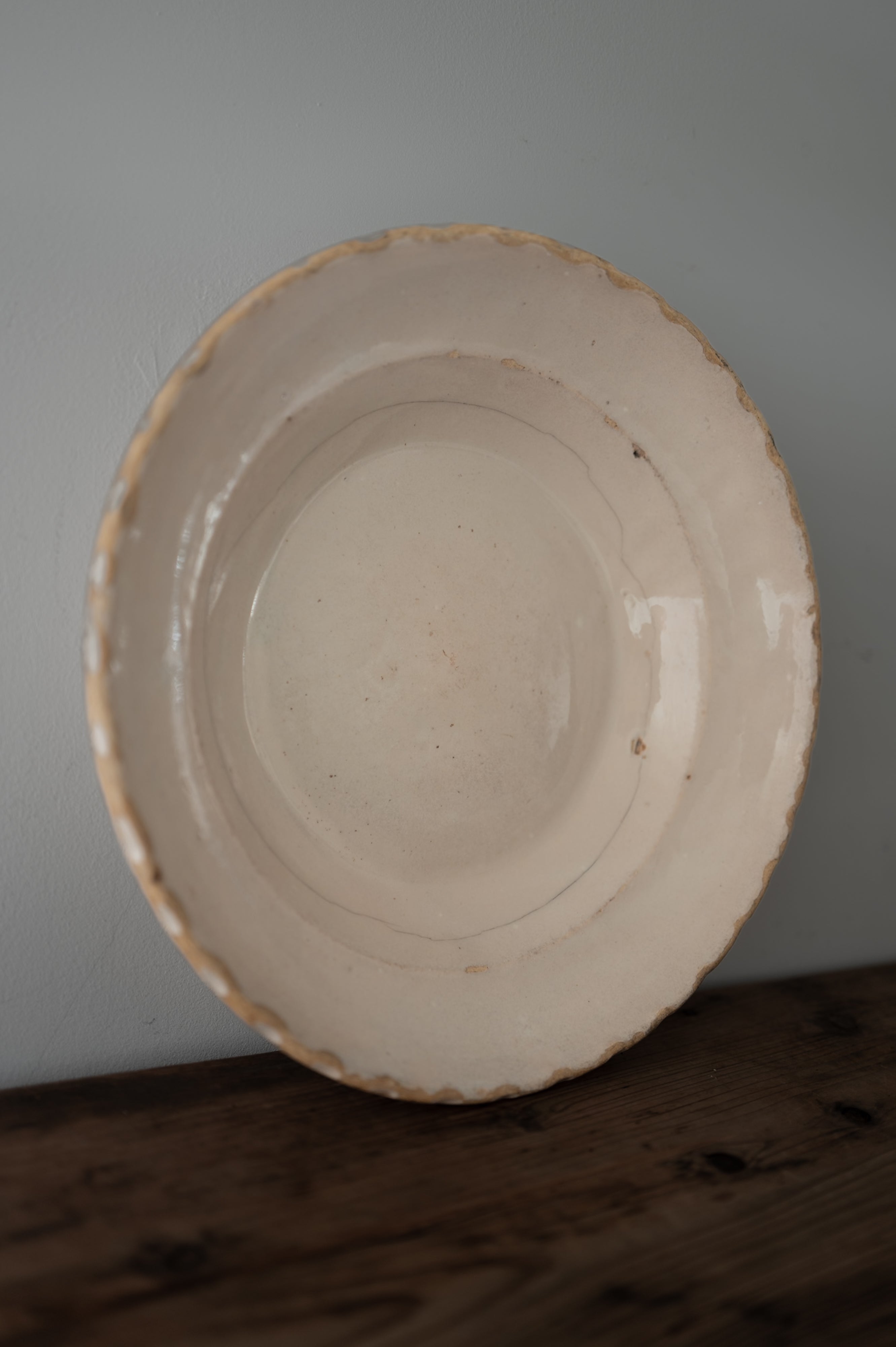 プーリア アンティーク 皿 19世紀 グロッターリエ AN-4176