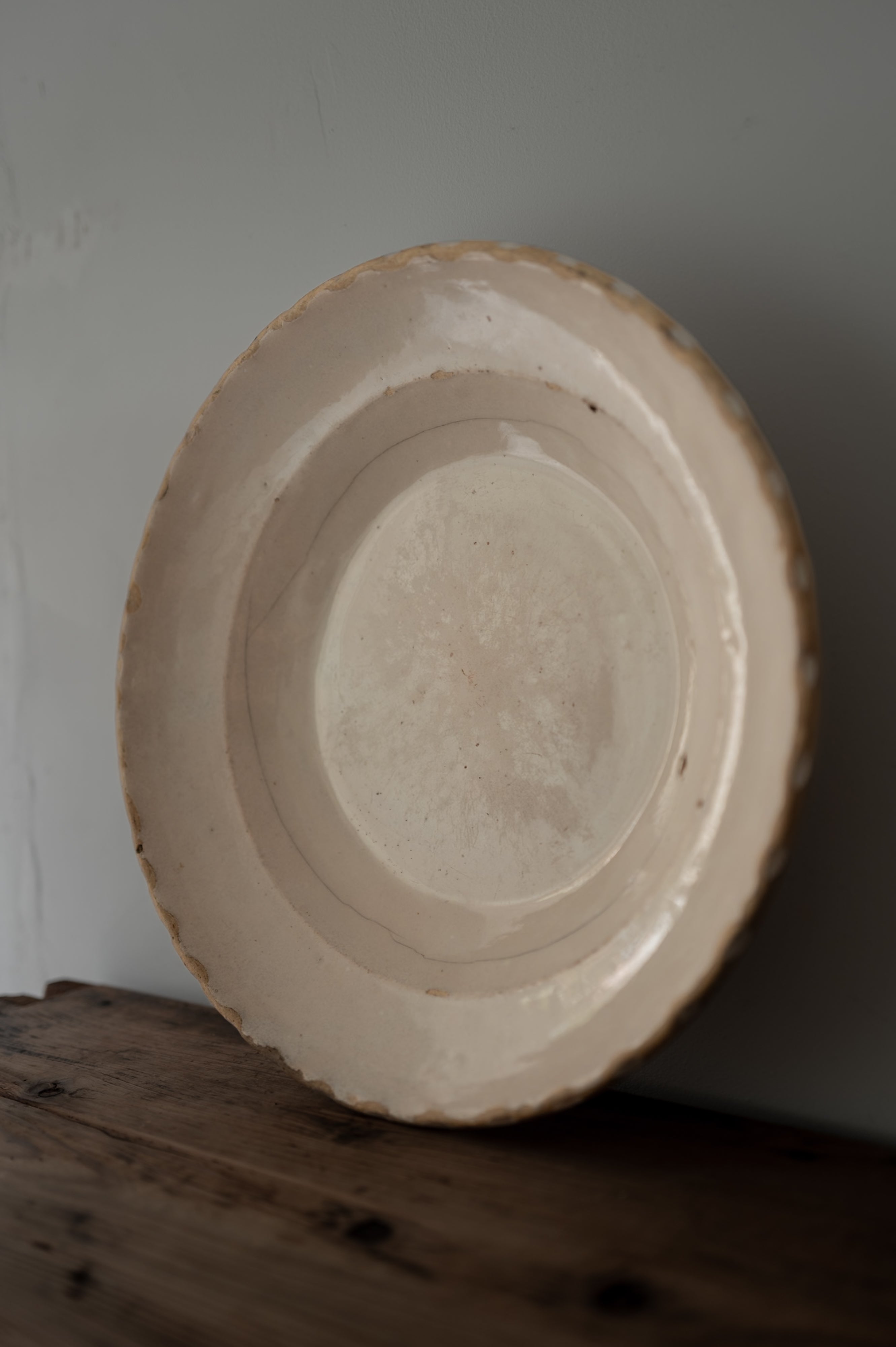 プーリア アンティーク 皿 19世紀 グロッターリエ AN-4176