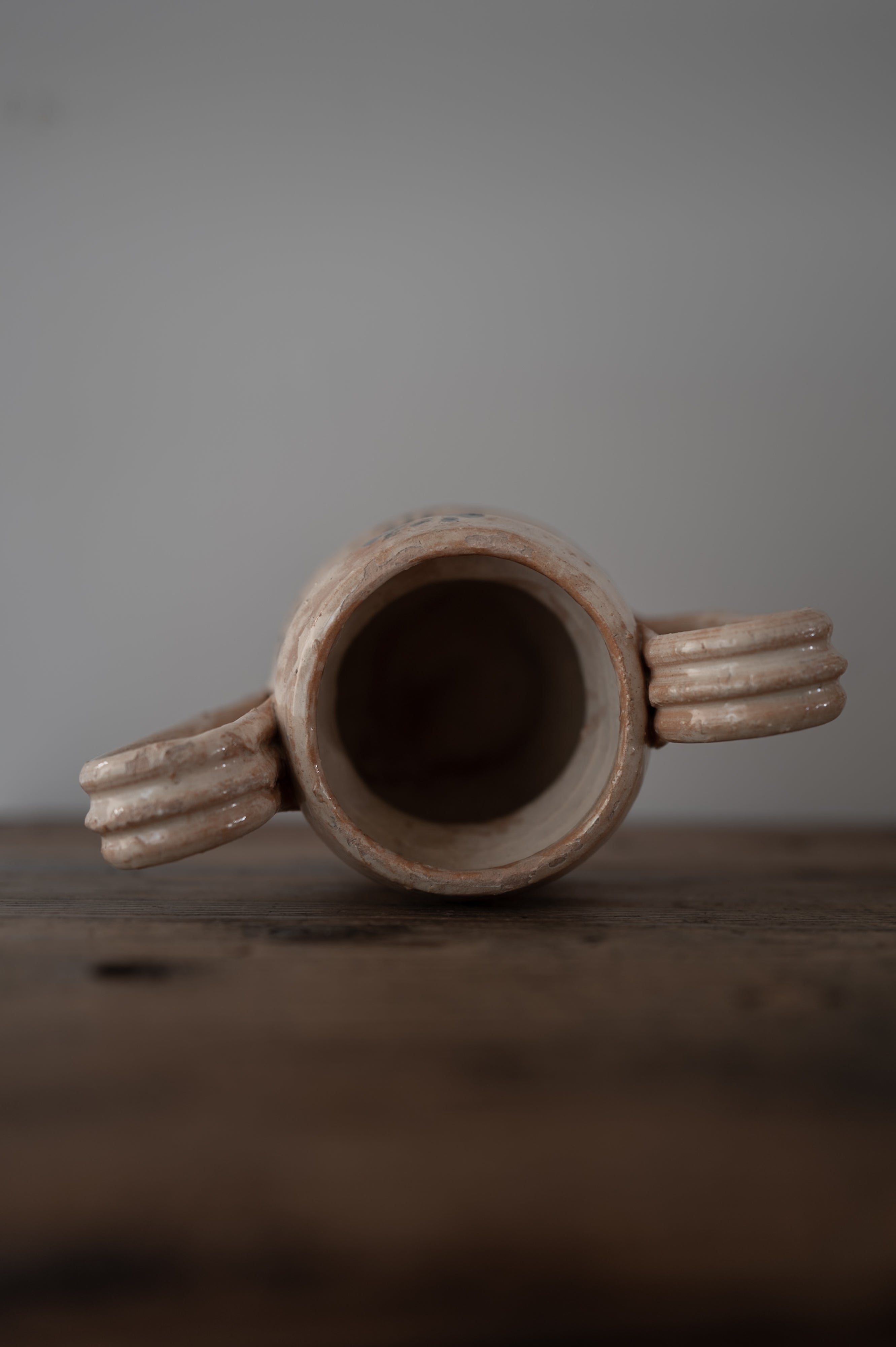 プーリア アンティーク 陶器 19世紀 グロッターリエ AN-24134