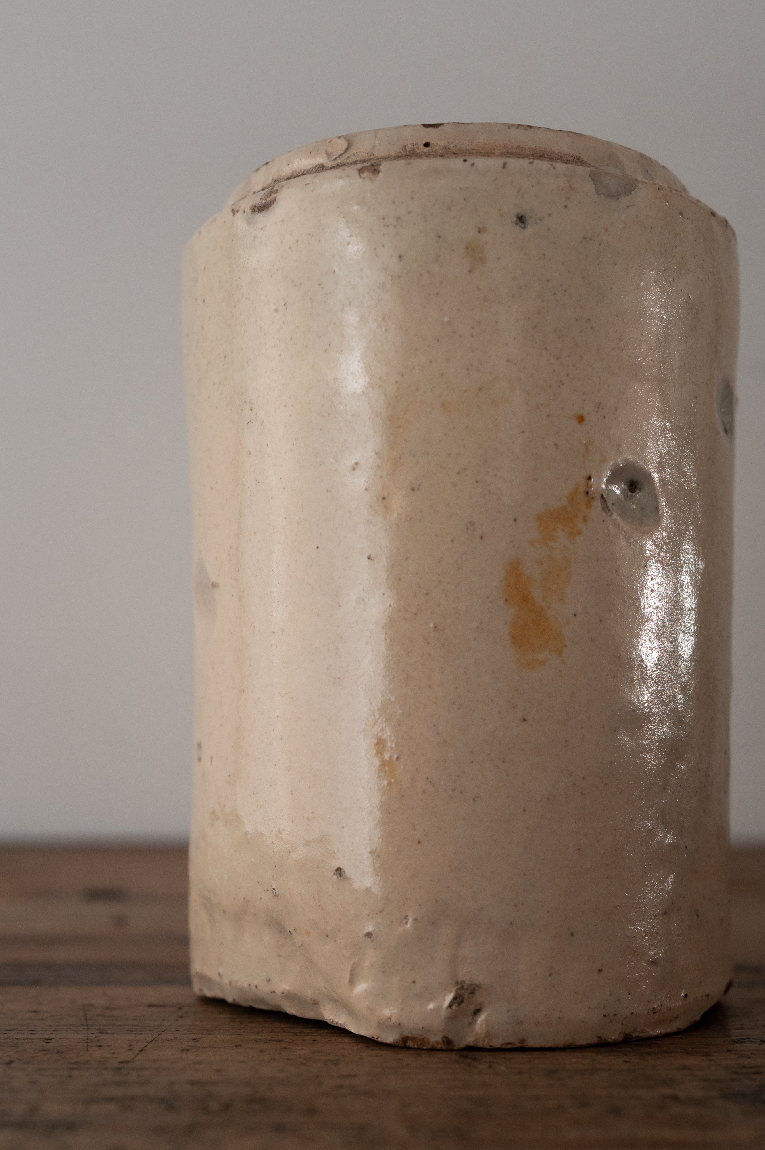 プーリア アンティーク 陶器 壺 19世紀 グロッターリエ AN-24133