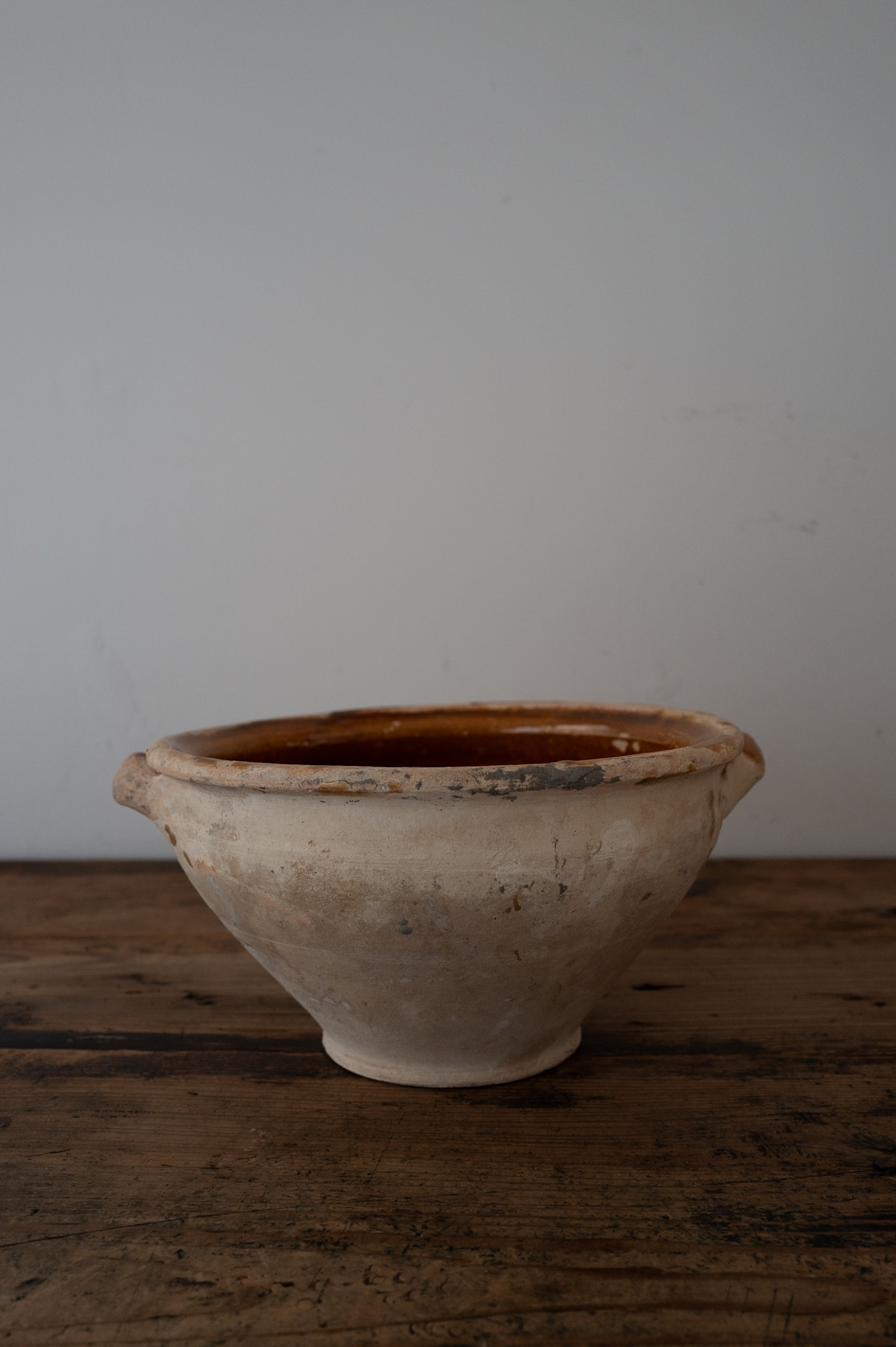 プーリア アンティーク 陶器 ボウル 19世紀 グロッターリエ AN-24149