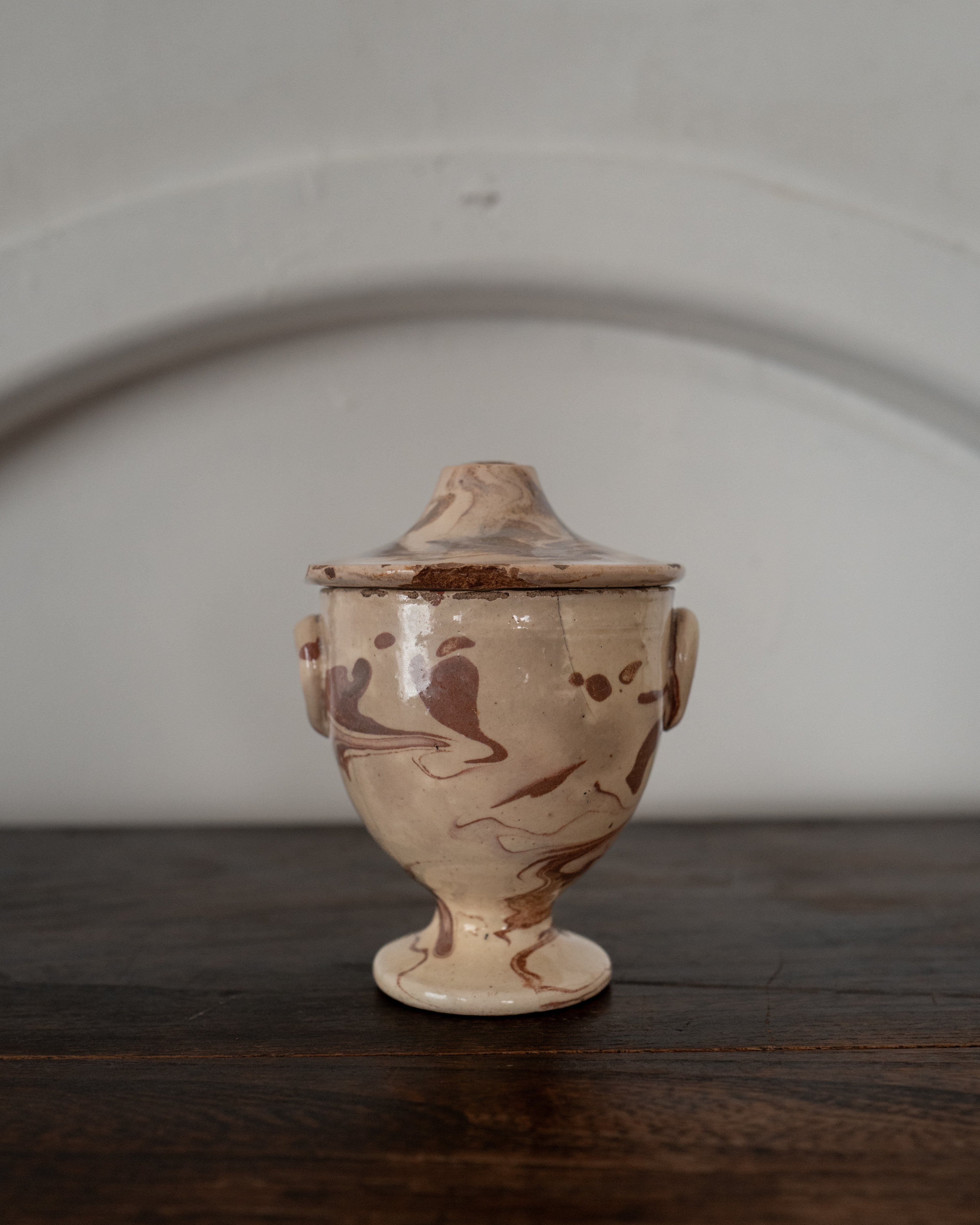 プーリア アンティーク 陶器 19世紀 グロッターリエ AN-25077