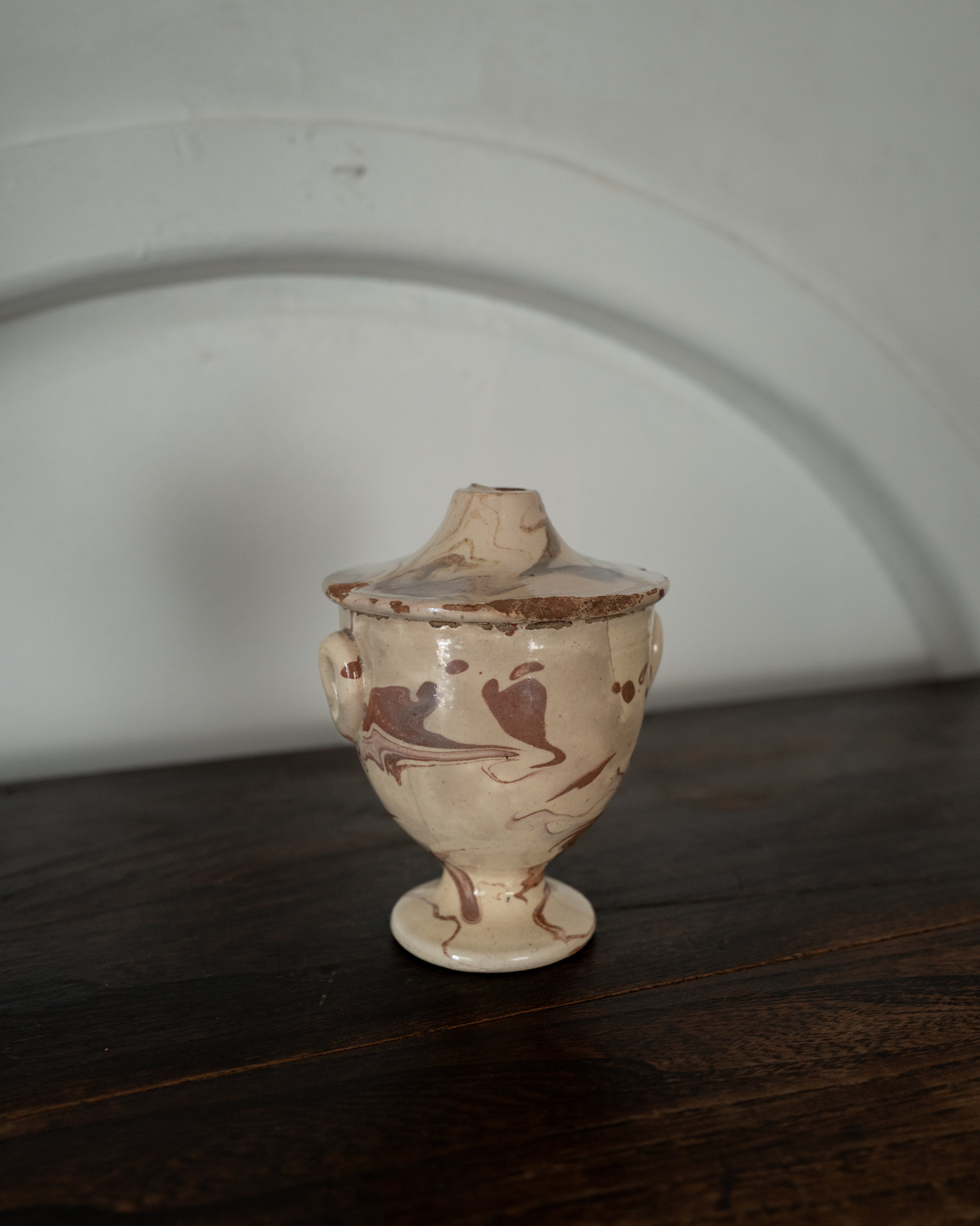 プーリア アンティーク 陶器 19世紀 グロッターリエ AN-25077