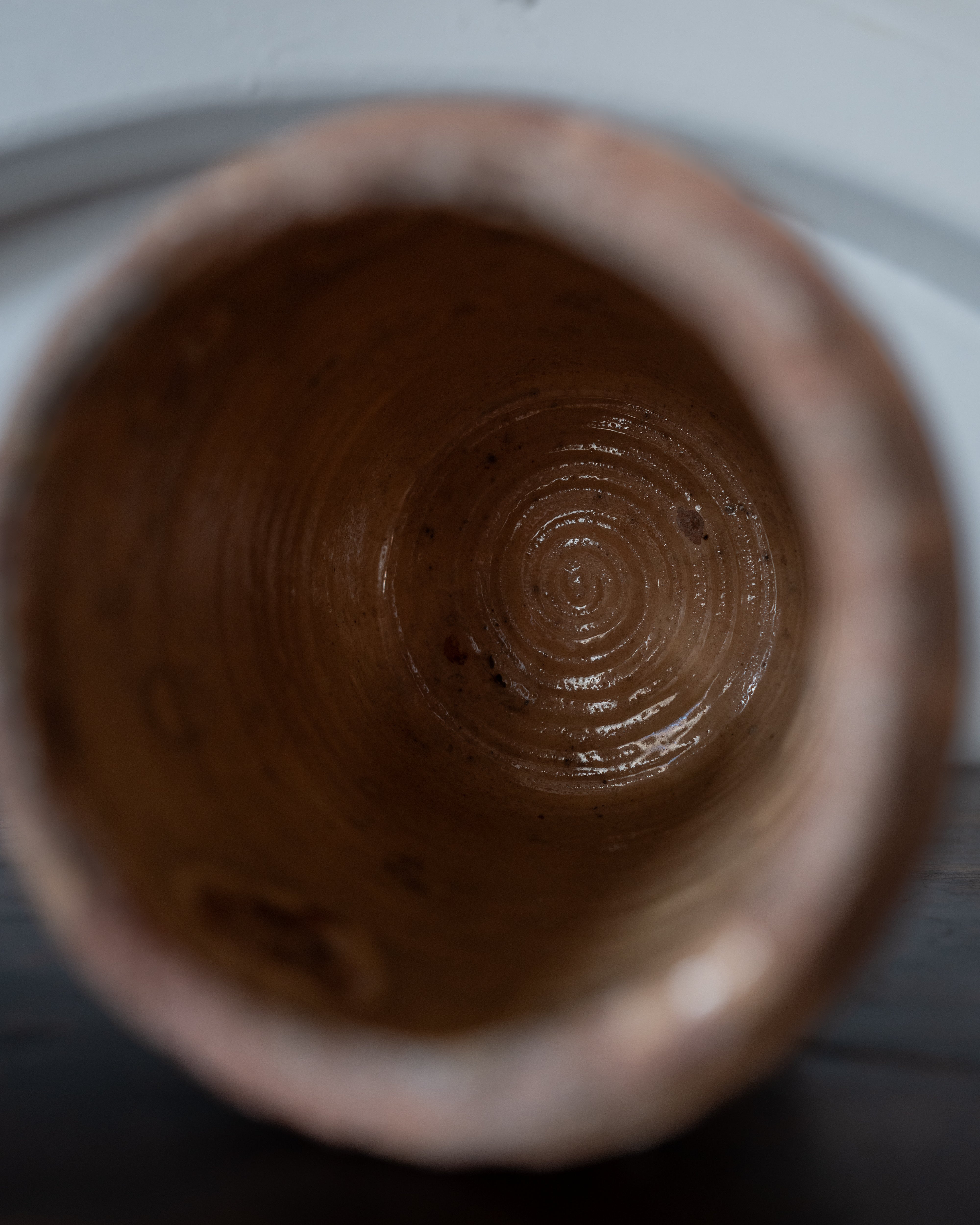  19世紀 イタリア プーリア スリップウェア キャニスター AN-5075, ,- ambiant