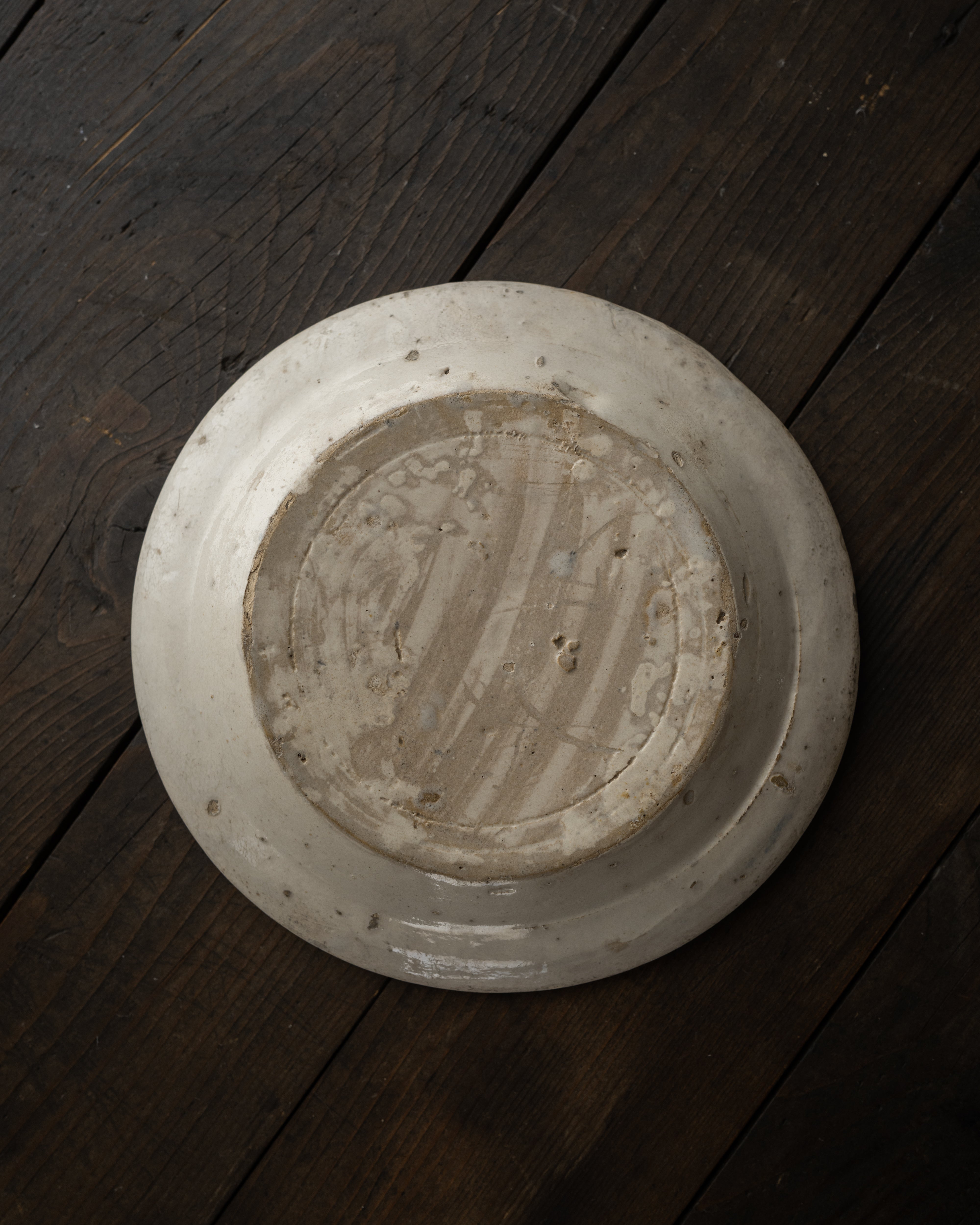  イタリア プーリア グロッターリエ 青輪皿 AN-25199, ,- ambiant