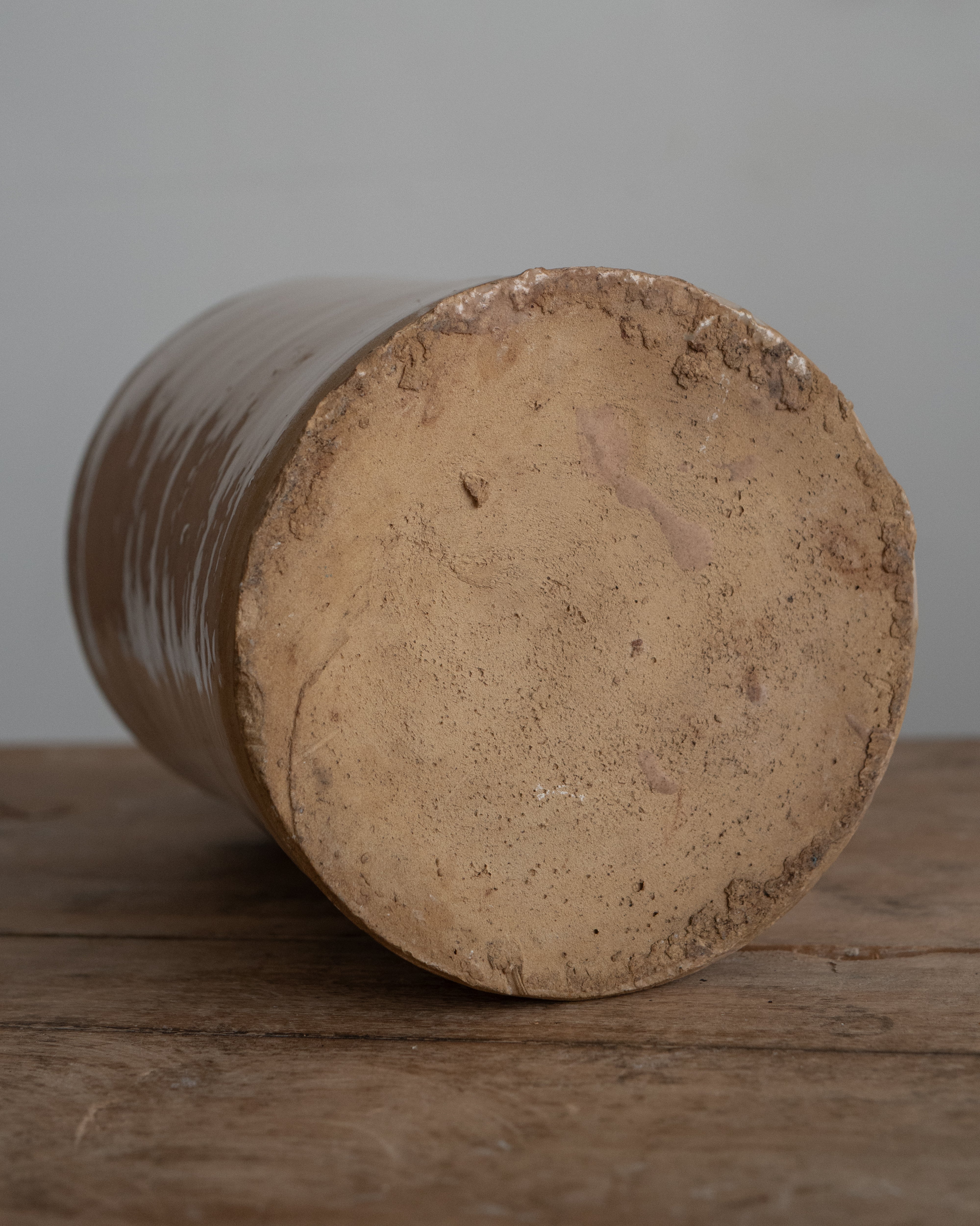 19世紀 イタリア プーリア グロッターリエ 食料保存壺 ポット AN-5220